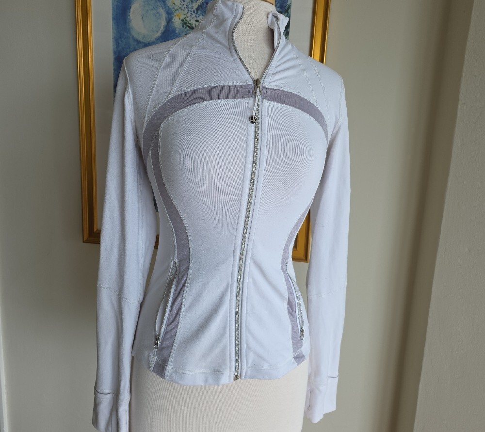 lululemon athletica White and Light Gray Define Jacket - Picture 12 of 13